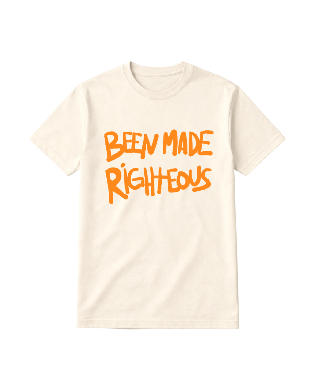 Been Made Righteous Tee (Cream Orange)