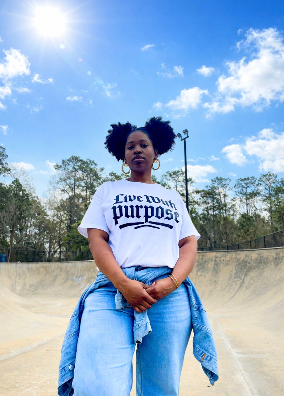 LIVE WITH PURPOSE TEE - Ready To Ship