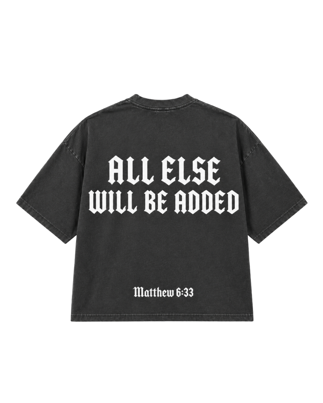 PRE-ORDER "SEEK FIRST" PREMIUM TEE (Shadow)