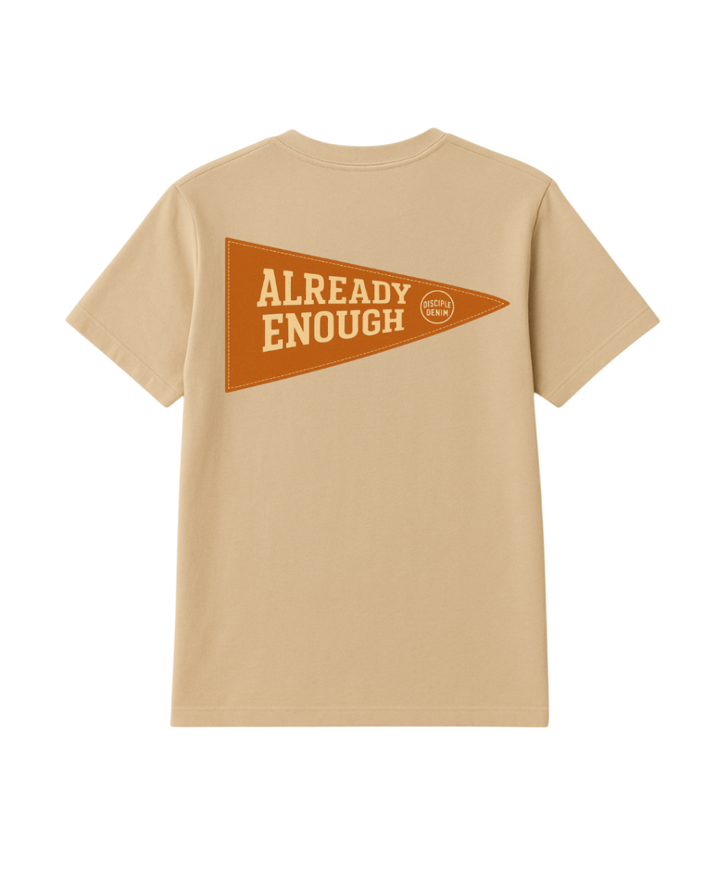 "D" Pennant T-Shirt (Beige)